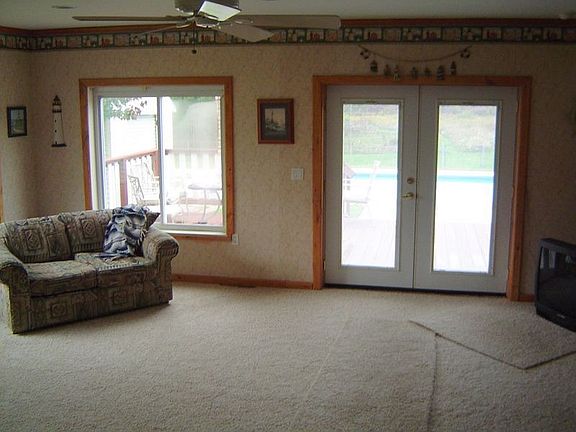 French Doors leading to Deck and Pool