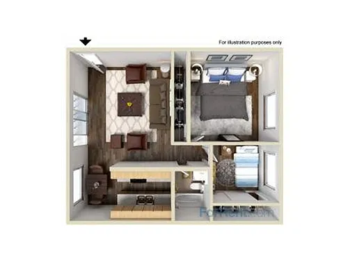 Floor plan B1-855