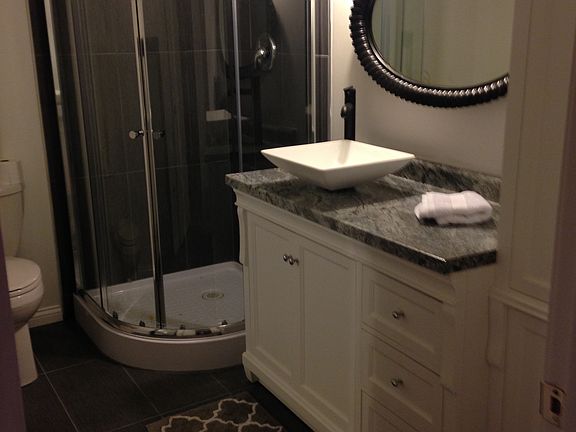 New 2nd bath in basement
