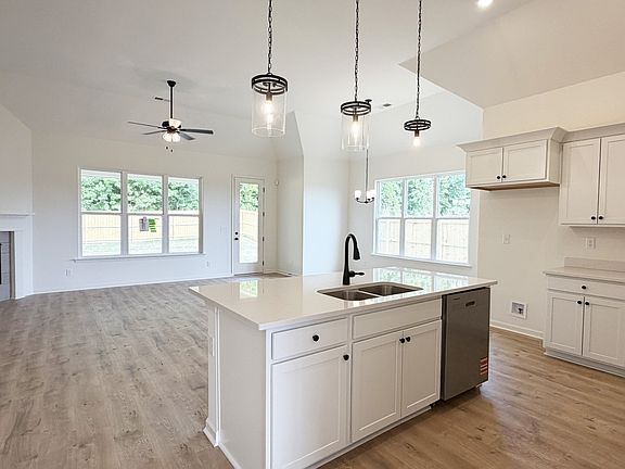 Kitchen into great room