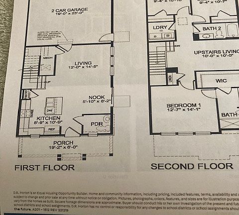 Interior floor plan.