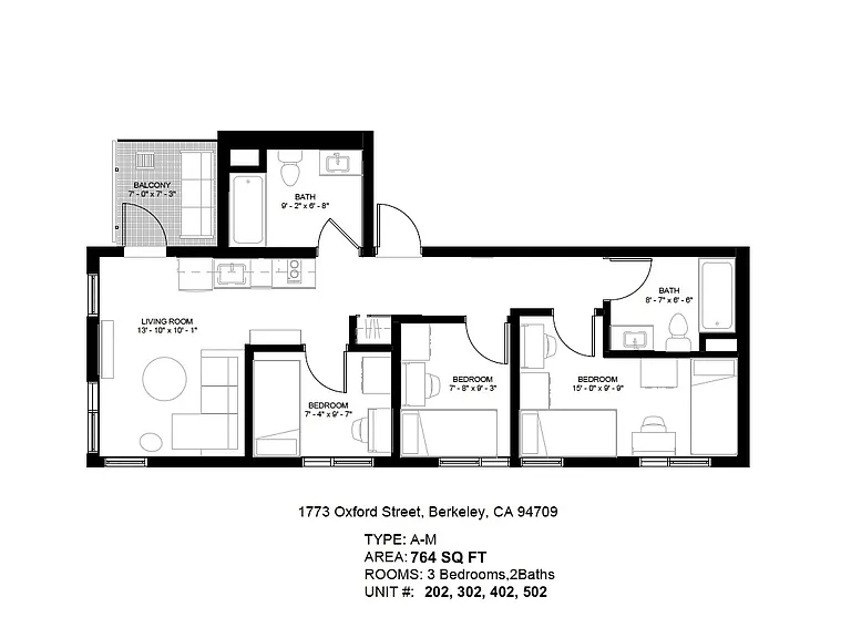 1773 Oxford St #402 — Photo 3