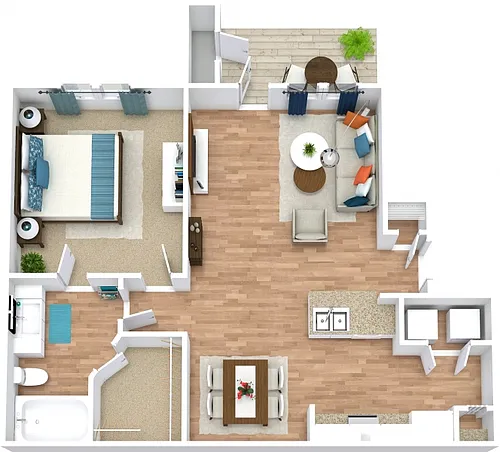 Floor plan Riverwalk