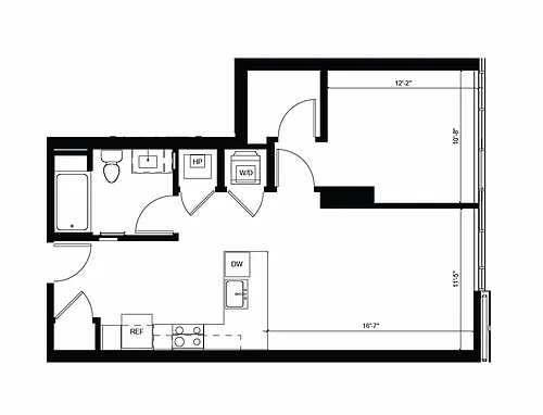 Floor plan A1 755