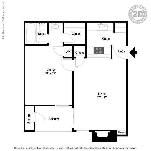 Floor plan A1R