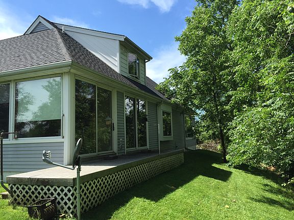 OVersized Creek-view Windows