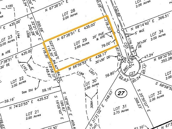 2nd image of 10-27-29 Azurite Rd Lot 29
