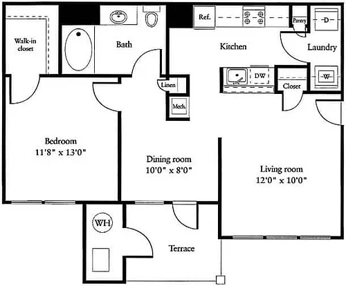 Floor plan A1A