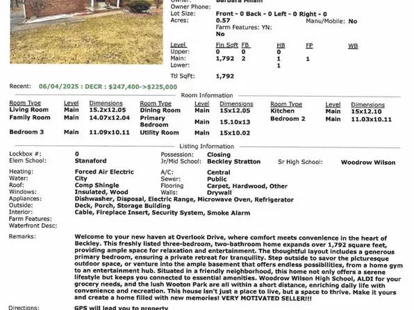 1103 Overlook Dr, Beckley, WV 25801