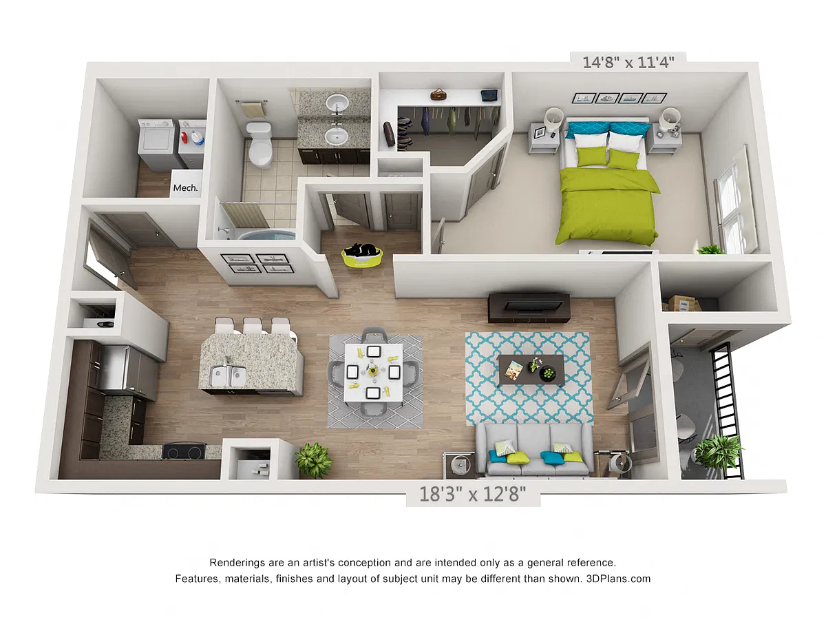 Floor plan LUXE Dogwood