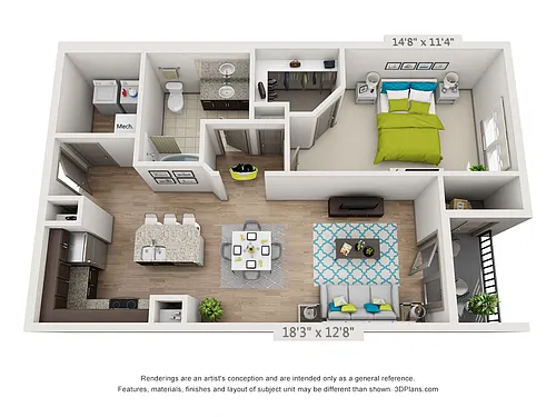 Floor plan LUXE Dogwood