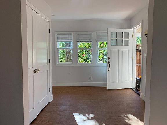 Front door entry and foyer
