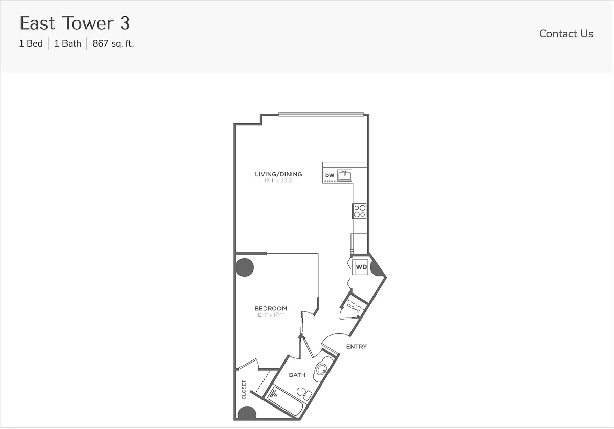 Floor plan East Tower 3