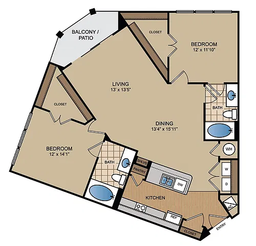 Floor plan D2