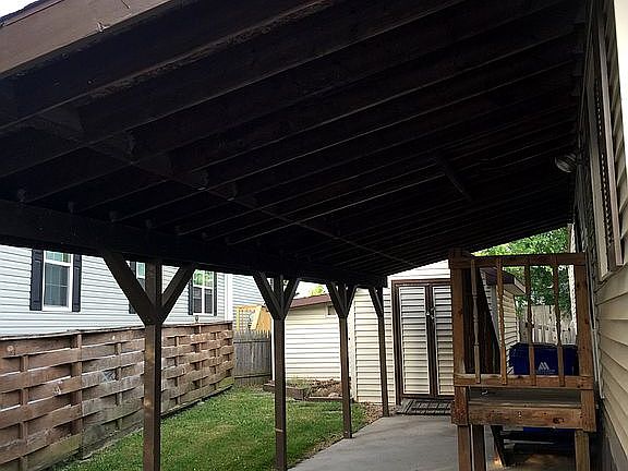 Covered patio