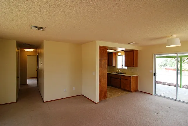 Open plan living room, dining area and kitchen. Kitchen has been updated - new photos coming soon!