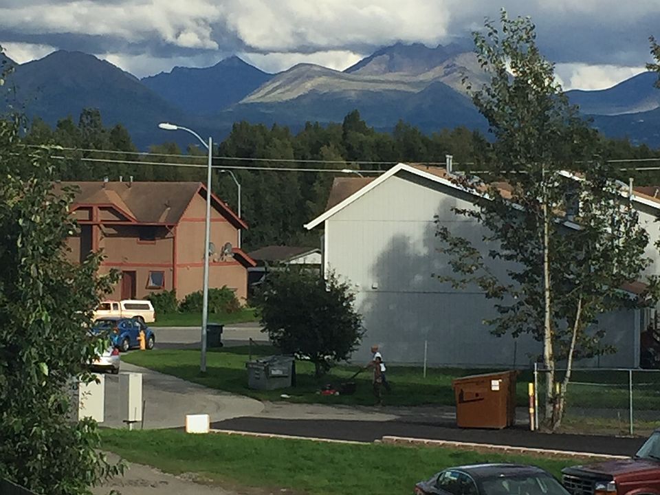 View of Chugach from deck