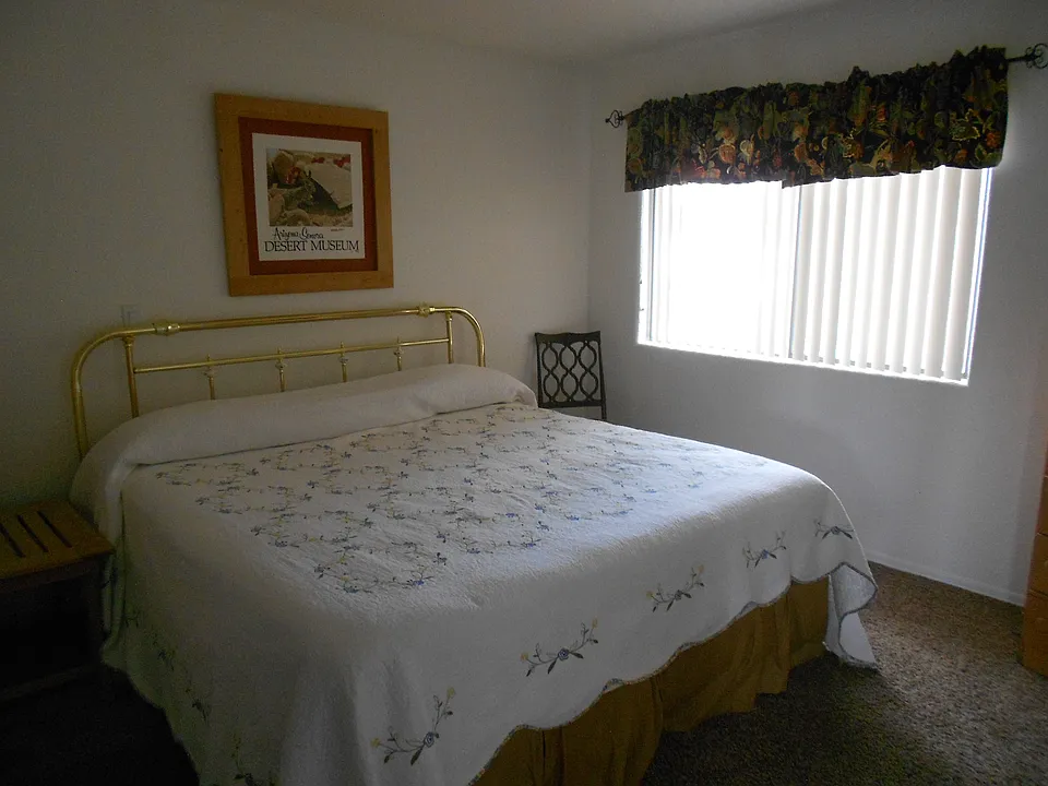 King-sized bed