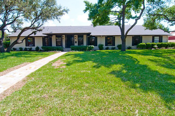 Front view .45 acre lot