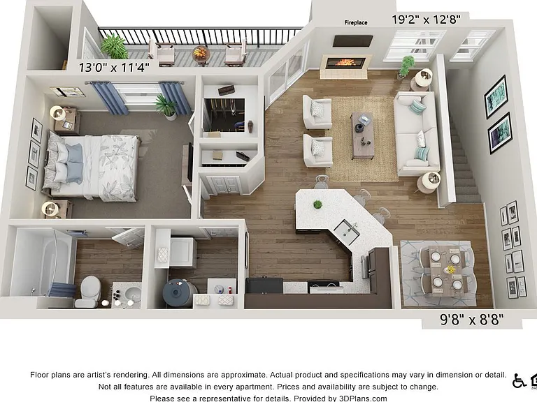 Contemporary floor plan Commons at Briargate