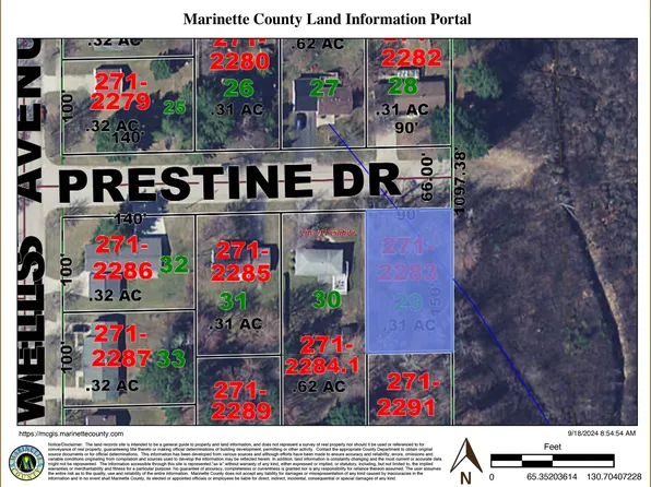 Prestine Dr, Peshtigo, WI 54157