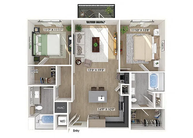 Floor plan B2