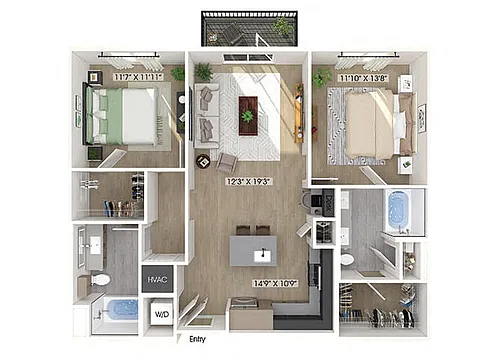 Floor plan B2