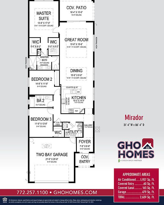 Mirador Plan, The Falls at Grand Harbor, Vero Beach, FL 32967 Zillow