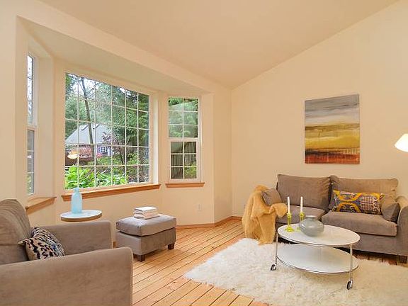 bay window with views of 