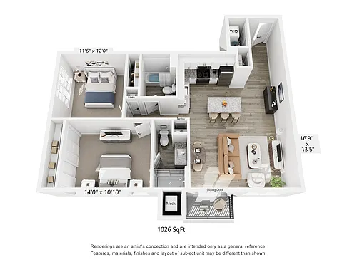 Floor plan The Norris