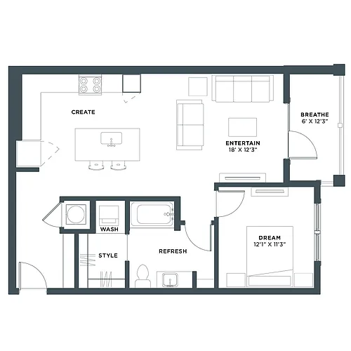 Floor plan A1