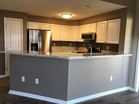 Bar height countertop w space for stools