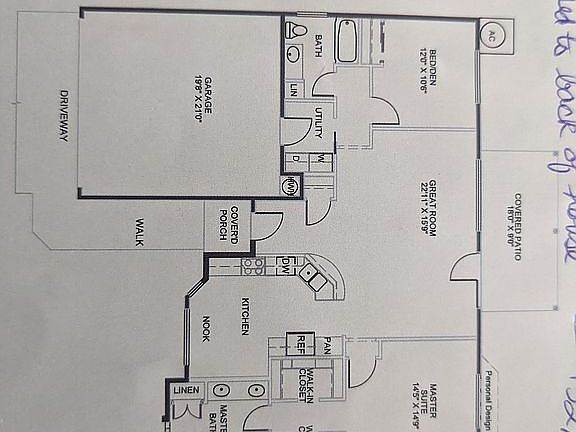 Floor plan ex 3rd garage