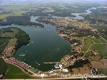 Arial view of the lake