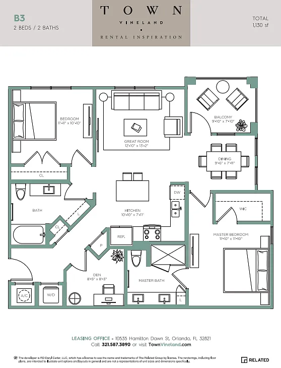Floor plan B3