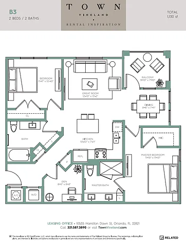 Floor plan B3