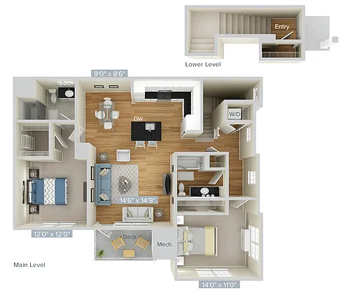 Floor plan B3A-1233