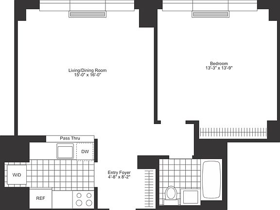 2nd image of 255 W 94th St APT 19B
