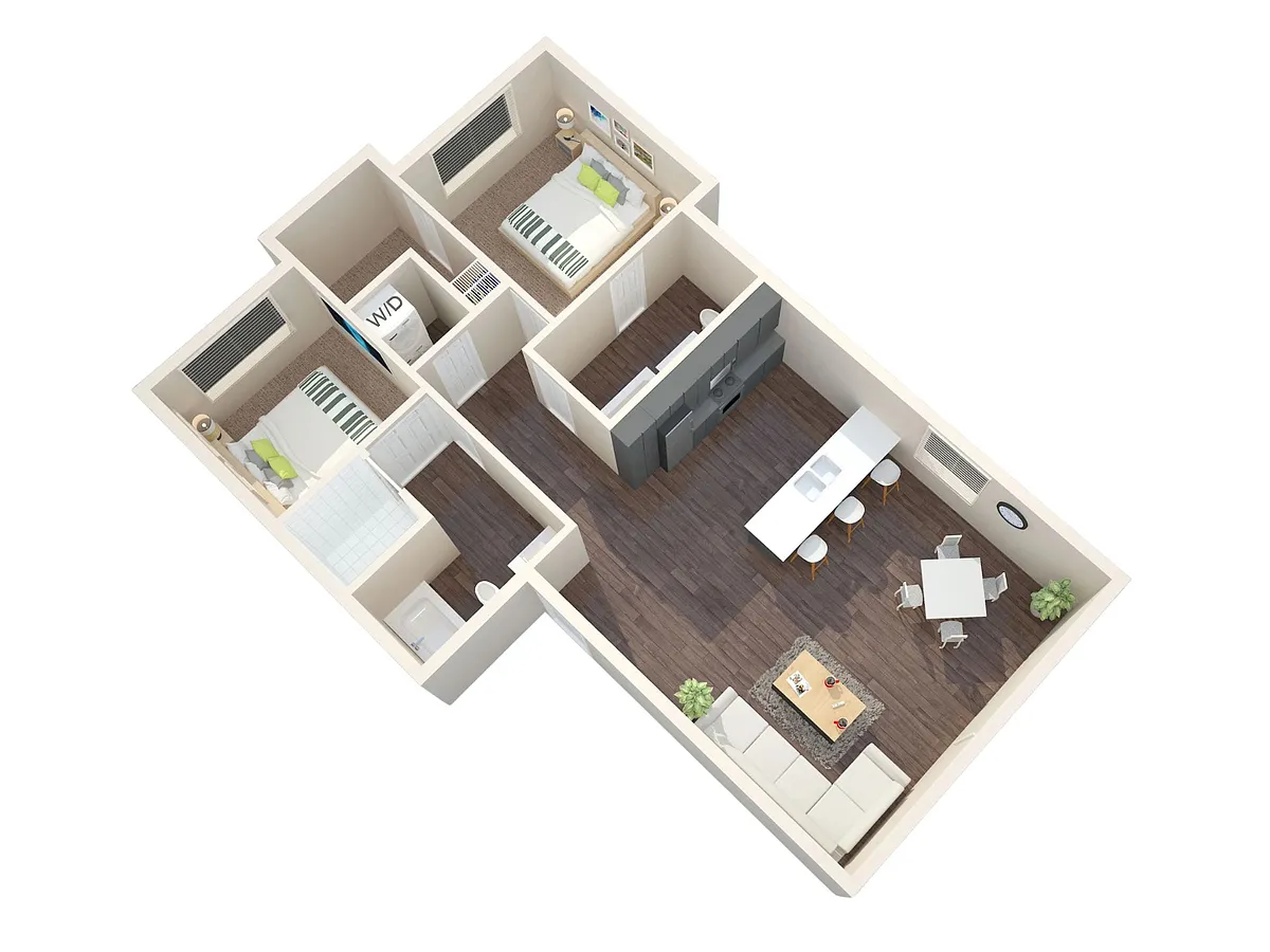Floor plan 2X2