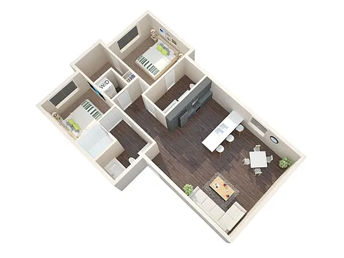 Floor plan 2X2