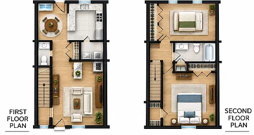 Floor plan Town Fox TH