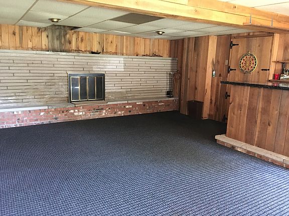 family room;  wood fireplace
