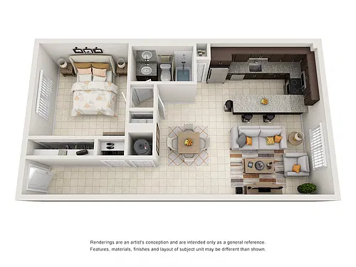 Floor plan Model A1
