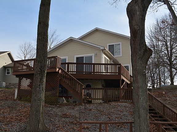 House from lake shore