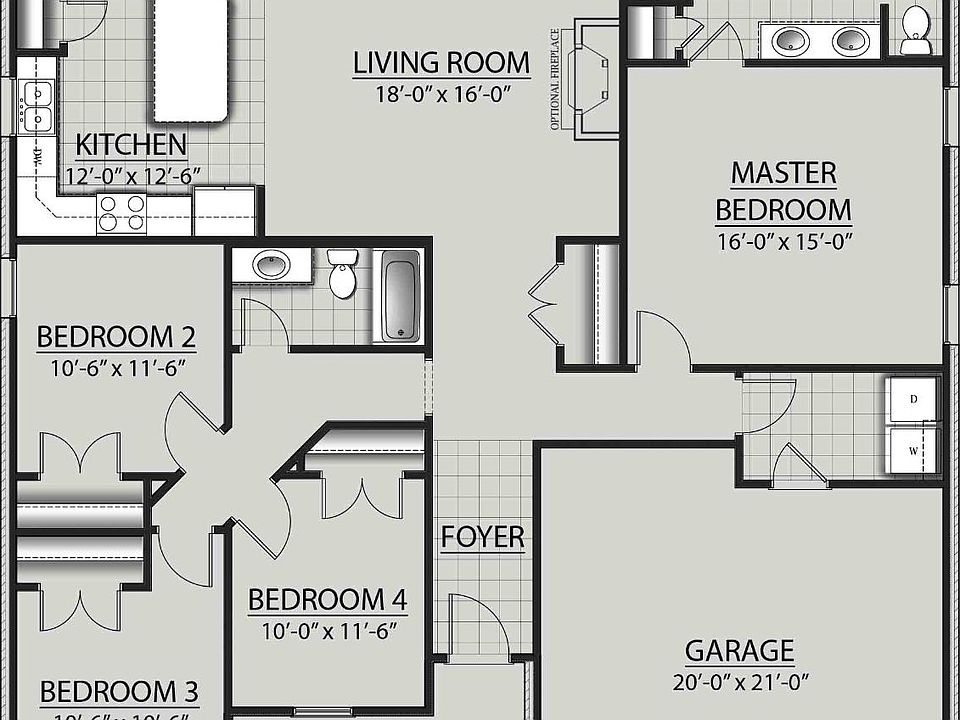 Ravenswood IV A - Floor Plan - DSLD Homes
