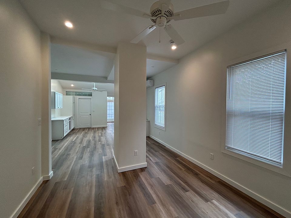 Living room, dining and kitchen