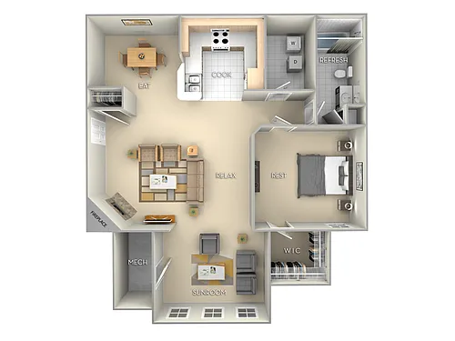 Floor plan The Nantucket
