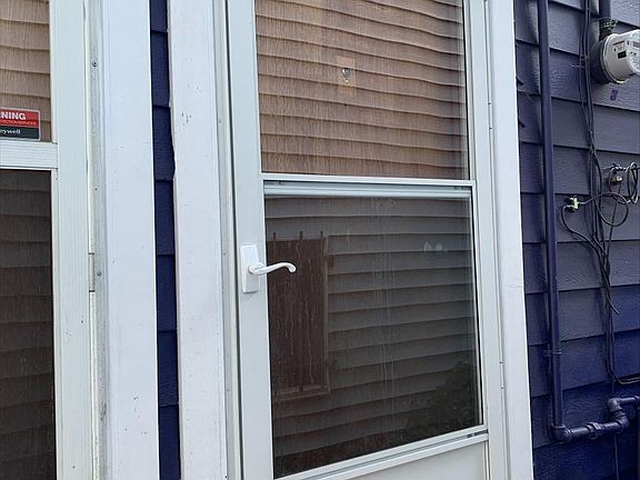 Upstairs apartment front door