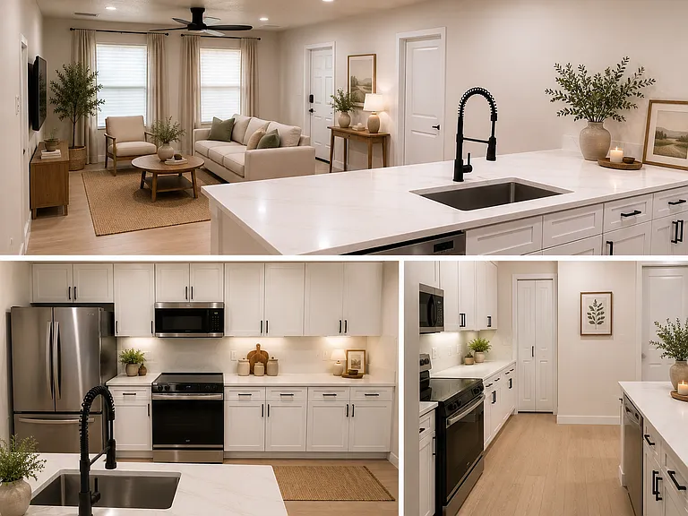 AI Generated ~ Kitchen & Livingroom