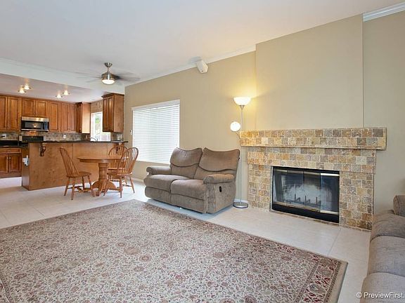 6. Kitchen is wide open to family room.